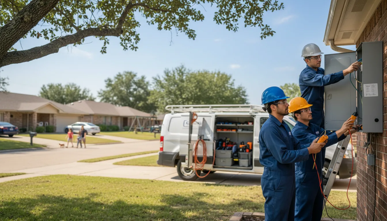 Certified electrician providing emergency electrical services in Hoffman, IL